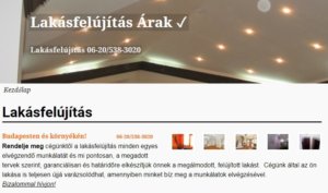 Lakásfelújítás árak