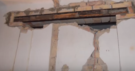 Áthidalók utólagos beépítése